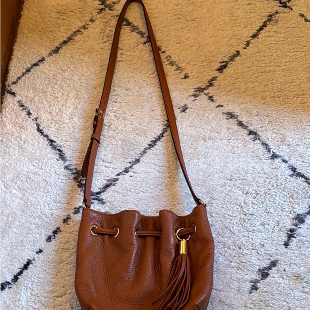 Micheal kors Brown Leather Shoulder Bag